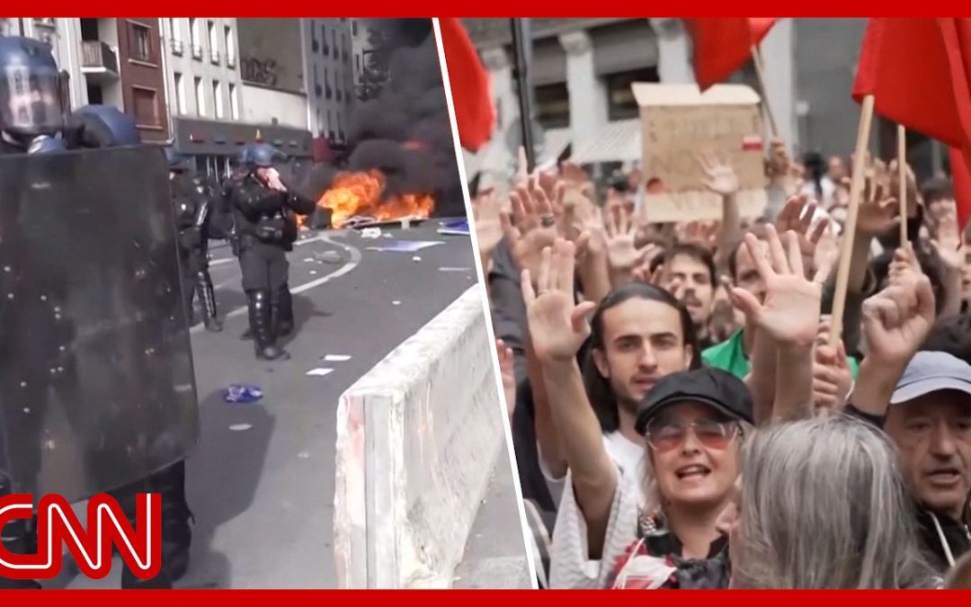 Protests erupt in Spain & France over housing costs & school conditions