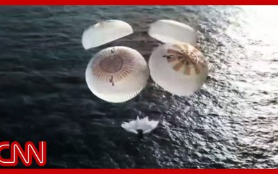 NASA/SpaceX crew splashed down in Pacific Ocean