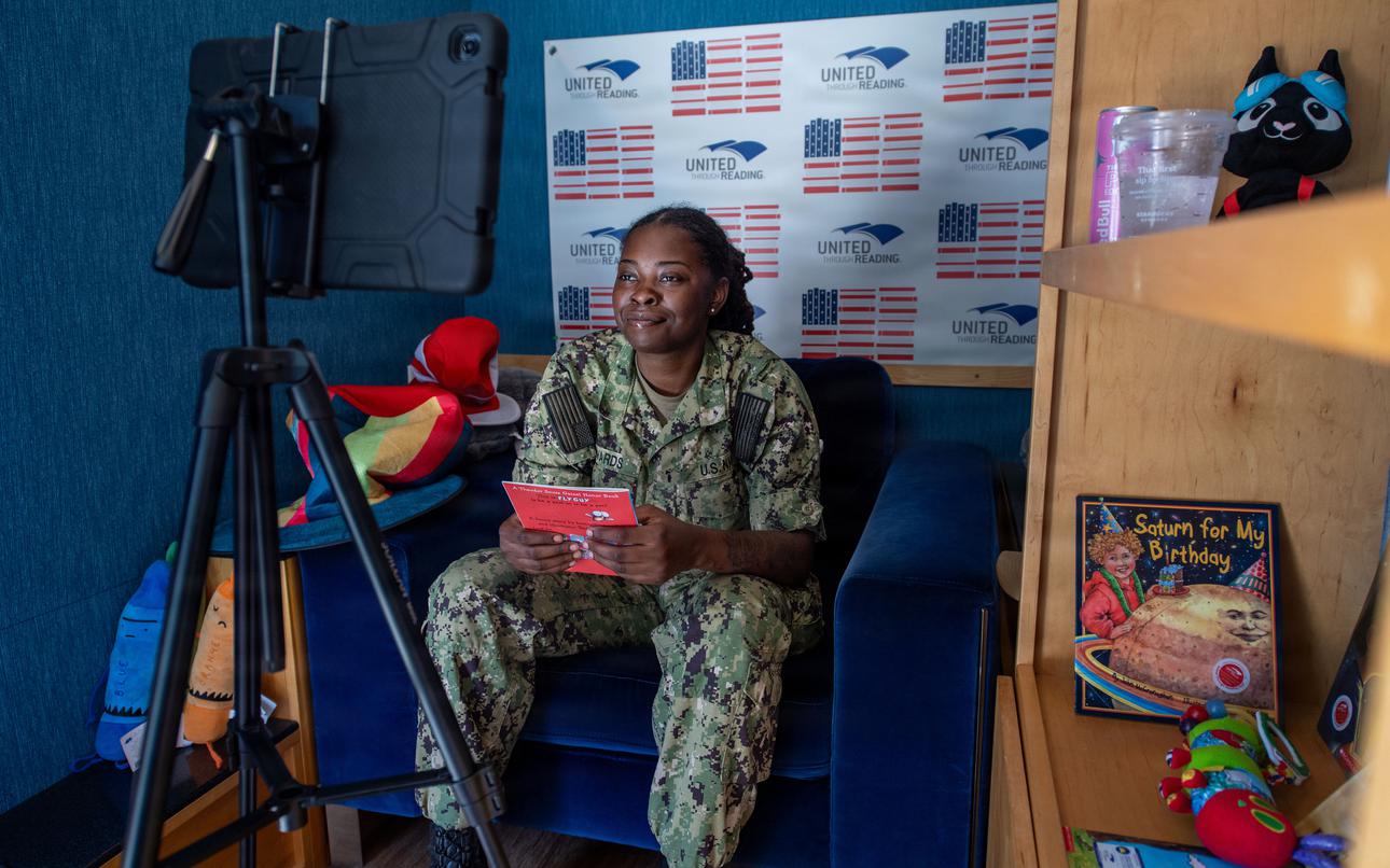 New partnership helps sailors and families stay connected through story time